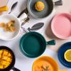 2 Pcs Bread Baking Tray Baking Plate Milk Boiling Pot Cake Bowl Broiler Safe Bowl Griddle pan Chocolate Pot Fruit Dish Color Salad Plate Steak Decorate Baby view 4