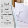 COTTON STICH Toddler Pillowcases 14x20 Set of 2, 100% Cotton 600 Thread Count, Soft Breathable Kids Pillow Covers, Zipper Closure, Small Travel Pillowcase, White Stripe view 4
