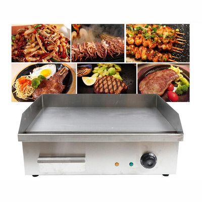 TBVECHI Electric Griddle Flat Cooktop Commercial Restaurant Grill BBQ Machine (Teppanyaki scoop machine)