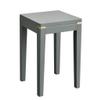 Benches Vanity Household Solid Wood Stool Square Wooden Dining Stool Study Stool Bedroom Makeup Stool Dressing Bench (Color : Gray, Size : 30x30x47cm) view 1