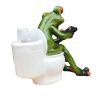 PHNAM Home Statue,Cute Red-Eyed Tree Frog Lying in The Bathtub, Funny Decorative Resin Statue,Used for Home Office Desk and Bathroom Decoratio view 3