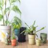 Posh Living 81050 Urban Plant Pot, Marble, Charcoal x Milk, Diameter 12.8 x Height 13.4 inches (32.5 x 34 cm) view 4