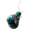 Glass Blwon Elephant Figurines Table Ornament Sculpture Wild Life Handmade Craft Hand Blown Art Home Decoration Chirstmas Gift (Blue) view 1