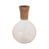 Creative Co-Op Glass & Mango Wood Decanter view 1