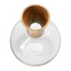 Creative Co-Op Glass & Mango Wood Decanter view 3