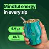 Kalmateh Yerba Mate Cup/Gourd 8.6oz, Stainless Steel Tea Cup, 3 Pcs Set Includes Bombilla Filter Straw & Cleaning Brush view 2