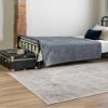 Unique Loom Oxford Collection Area Rug - Radcliffe (9' x 12' Rectangle, Cream/ Ivory) view 4