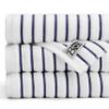 Black & White Brands Brazilian Beach/Pool/Bath Towel - Ultimate Absorbent Luxury XL 36x70 100% Cotton Wave (4 Towels, Navy Poly Pinstripe) view 2
