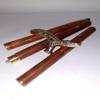 Golden & Brown Antique Brass Beautiful Crocodile Head Handle Walking Handmade Cane Stick for Men and Women view 4