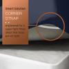 Empyrean Deep Twin XL Fitted Sheets - Extra Deep Pillowcase - 2 Piece Set - Navy Blue view 2