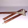 Ganga Nautical Handmade Walking Stick with Brass Designer Handle Wooden Stick Length: 36 to 37" inch (3 Wooden Section) view 2