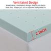 Empyrean Bedding Mattress Topper - 2 Inch Memory Foam Mattress Topper, Gel Infused Cooling Mattress Pad, California King Size. view 3
