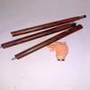 Ganga Nautical New Condition Pink & Black Wolf Head Handle Wooden Walking Stick Cane Wooden Stick Length: 36 to 37" inch (3 Wooden Section) view 3