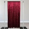 Your Chair Covers - Velvet 8 ft x 60 Inch Drape with 4 Inch Pocket - Burgundy view 1