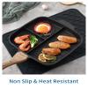 AMOAMI-Dish Drying Mats for Kitchen Counter-Silicone Dish Drying Mat-Kitchen Dish Drying Pad Heat Resistant Mat-Kitchen Gadgets Kitchen Accessories Kitchen Small Appliances(16" x 18", BLACK) view 4