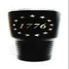 1776 Stars And Flag Engraved on Black Polar Camel 30 oz. Stainless Steel Tumbler view 2