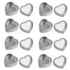 EXCEART 12pcs Heart-shaped Candy Storage Box Lid Metal for Weddings Parties and Special Occasions Beautiful Packaging for Treats and Favors view 1