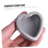 EXCEART 12pcs Heart-shaped Candy Storage Box Lid Metal for Weddings Parties and Special Occasions Beautiful Packaging for Treats and Favors view 3