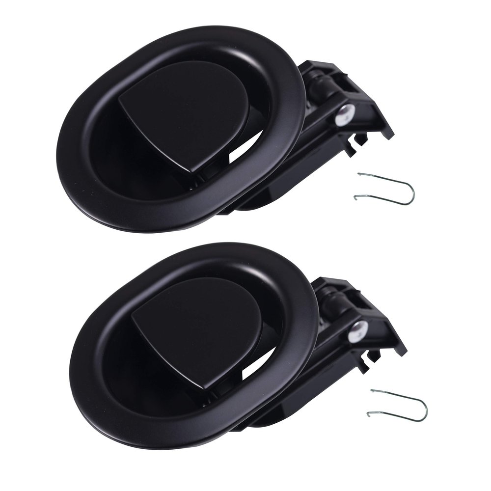 KUANYUOO 2Pcs Sturdy Universal All-Metal Sofa Chair Recliner Release Pull Handle Replacement Parts, Heavy-Duty Zinc Alloy, Fits Ashley, Lazy Boy and Most Recliner Brands, Handle Size 3" x 3.5"