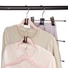 FREZON Clothes Hanger Connector Hooks, Outfit Extender Clips, Cascading Hanger Hooks, Velvet Huggable Hangers Accessory, Heavy Duty Space Saving for Closet 60 Pcs (Dark Grey) view 3
