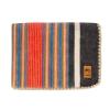 ALPAKITAS Alpaca Wool Blanket Throw | Large, Beautiful, Warm, Stripes | 64 x 45 inches | Ultra-Soft, Hypoallergenic and Breathable | Non-Itchy or Scratchy (Orange and Blue) view 4