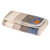 ALPAKITAS Alpaca Wool Blanket Throw | Large, Beautiful, Warm, Stripes | 64 x 45 inches | Ultra-Soft, Hypoallergenic and Breathable | Non-Itchy or Scratchy (Gray and Blue) view 1