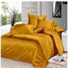 7PCS Premium Satin Duvet Cover Set-1Duvet Cover,1Fitted Sheet 15'',1Flat Sheet,2Pillowshams,2Pillowcases 600 TC Soft Satin Bedding Set Solid Colors Pattern Twin XL/Gold Duvet Cover Set view 1