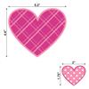 Beistle Valentine's Day 36 Hearts Peel 'N Place, 4 Sheets, Removable Heart Stickers for V-Day Decorations, Red and Pink Love Heart Decals for Walls and Glass, 12 x17/Sheet view 2
