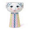 Bjorn Wiinblad Eva Vase, Pink and Blue, 9.1" H x 6.9" D, Gift Box Included view 1