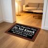 Crazy Dogs Live Here Do Not Knock Doormat, Funny Welcome Mats for Front Door Mat view 3