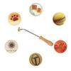 Cake Wood Branding, Cake Wood Branding Iron Burning Stamp Heating Machine Baking Cake Tool Leather Working Tools for Wood & Bread Stamping Cake Stands view 3