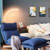 Bellemave Gaming Floor Chair, Folding Lazy Sofa Lounger with Footrest and Mute Adjustable Backrest, Blue view 2