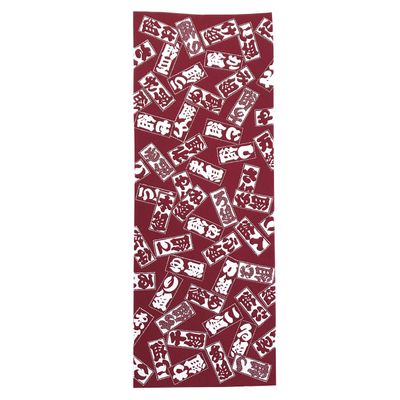 Edoten]Japanese Towel Riendyed Edo Fire Extinguisher DarkRed Made in Japan Cotton:100%