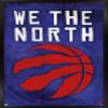 Trends International NBA Toronto Raptors - We The North 20 Wall Poster, 34L x 22.4W, Black Framed Version view 1
