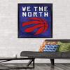 Trends International NBA Toronto Raptors - We The North 20 Wall Poster, 34L x 22.4W, Black Framed Version view 2