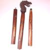 Ganga Nautical Brown Antique Handmade Dragon Walking Cane Dragon Head Handle Wooden Walking Wood, Aluminum Stick view 1