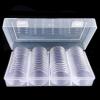 maojin Coin Storage Box 40mm, Silver Eagles Coin Capsules Coin Case Coin Holder Storage Container with Storage Organizer Box for Coin Collection Supplies 60 Pieces, Suitable for Coin Collectors view 1
