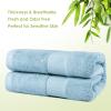 CANFOISON Extra Large Bath Towel Sheets for Body, Sensitive Skin, Adult Kids Baby Luxury Super Soft Highly Absorbent Oversized Towels 35" x 70" 1 Pack Aqua view 2