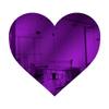 50 Pack Acrylic Mirror 4" Heart Purple .118" Thick No Adhesive Reflective Pieces Perfect for Birthdays and Kids Rooms by Marketing Holders view 4