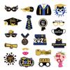 2021 Graduation Photo Props - Class Of 2021 Graduation Grad Party Masks Decorations Supplies for Boys Girls, Glitter Graduation Photobooth Props by ACXOP (21) view 1