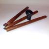 Ganga Nautical New Condition Black Walking Handmade Walking Cane Stick with Antique Plastic and Wooden Skull view 2