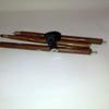 Ganga Nautical New Condition Black Walking Handmade Walking Cane Stick with Antique Plastic and Wooden Skull view 4