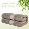 CANFOISON Extra Large Bath Towel Sheets for Body, Sensitive Skin, Adult Kids Baby Luxury Super Soft Highly Absorbent Oversized Towels 35" x 70" 1 Pack Walnut view 2