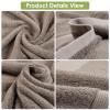 CANFOISON Extra Large Bath Towel Sheets for Body, Sensitive Skin, Adult Kids Baby Luxury Super Soft Highly Absorbent Oversized Towels 35" x 70" 1 Pack Walnut view 3
