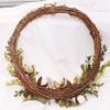 NUOBESTY Easter Hanging Eucalyptus Leaf Wreath Artificial Floral Garland for Door and Wall Decor Festive Home Ornament for Spring Celebrations view 3