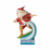 Enesco Jim Shore Heartwood Creek Santa Surfing Figurine view 4