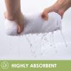 CANFOISON Extra Large Bath Sheets Towel for Body, Adult Kids Baby, and Hotel, Spa,Gym Luxury Super Soft Highly Absorbent Oversized Towels 35" x 70" 1 Pack White view 4