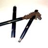 Brown Antique Handmade Dragon Walking Cane Dragon Head Handle Wooden Walking Wood, Aluminum Stick Walking Cane view 2