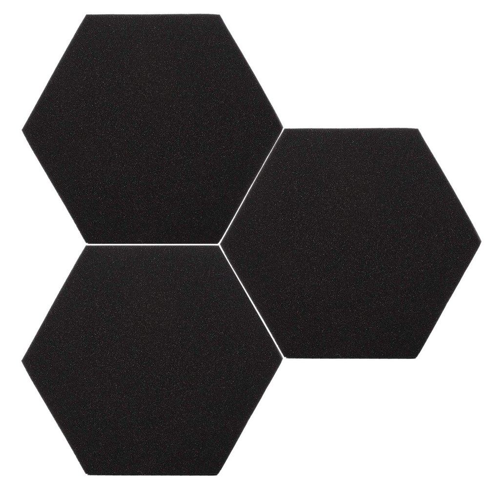 Undproof Padding Felt Soundproof Hexagon Cork Board Dampening Echo Noise for Record