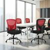 Big and Tall Office Chair 400lbs Desk Chair Mesh Computer Chair with Lumbar Support Wide Seat Adjust Arms Rolling Swivel High Back Task Executive Ergonomic Chair,Red view 2